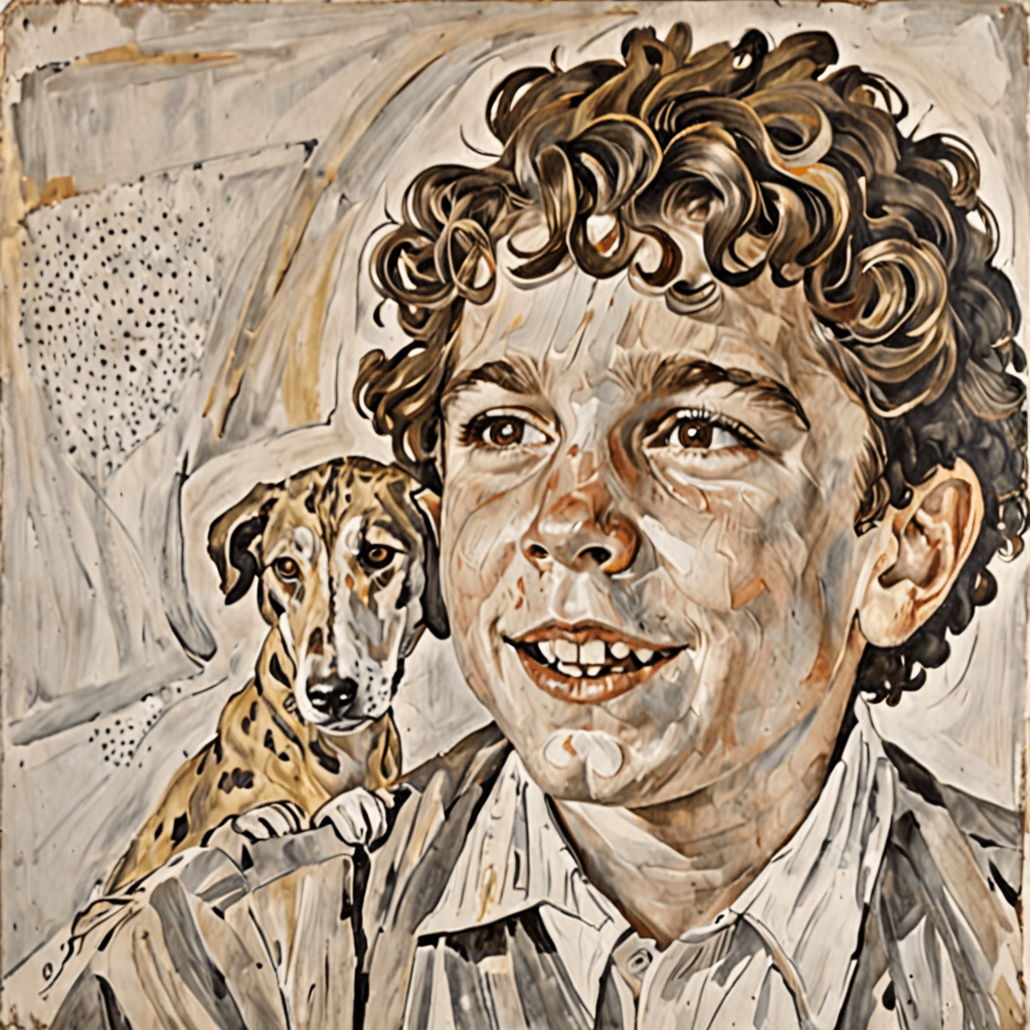 Portrait of Ben, age 6 by Lucien Freud