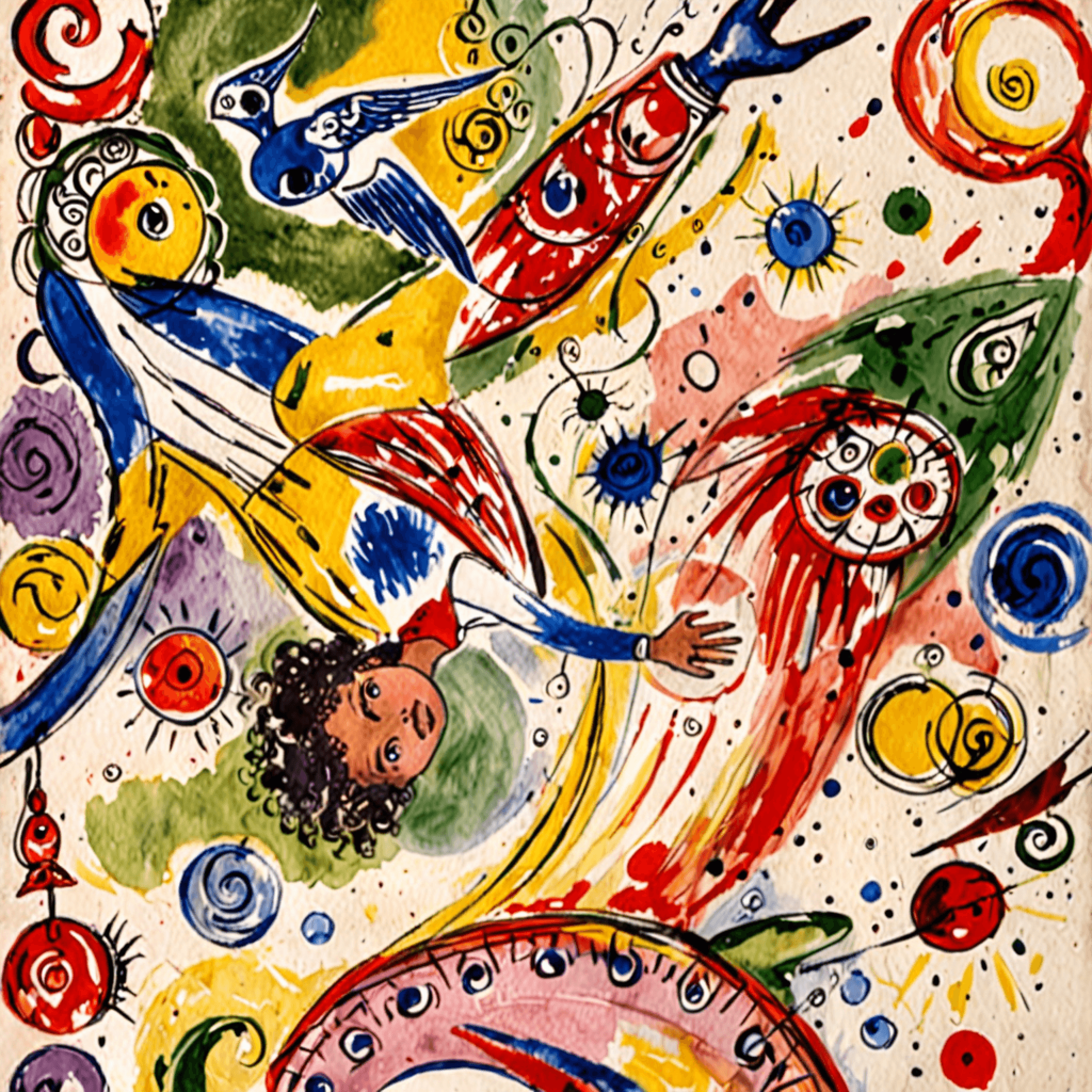 Portrait of Maya, age 8 by Marc Chagall